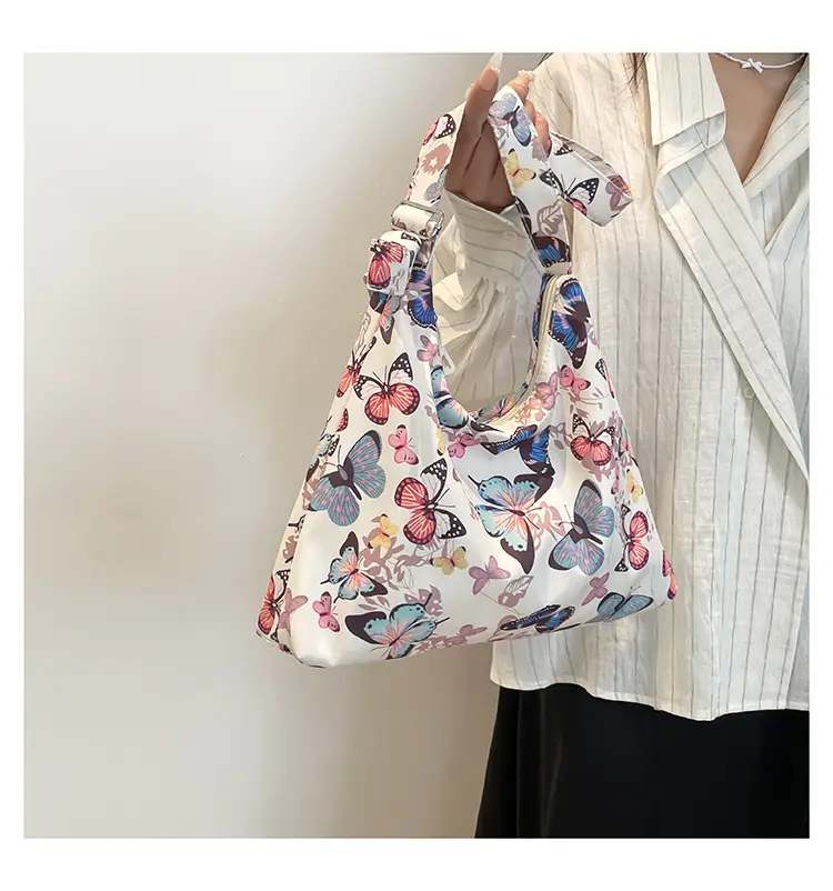 Women's Korean Fashion Fresh Hand Tote Bags 2025 Spring New Large Capacity — feature 22