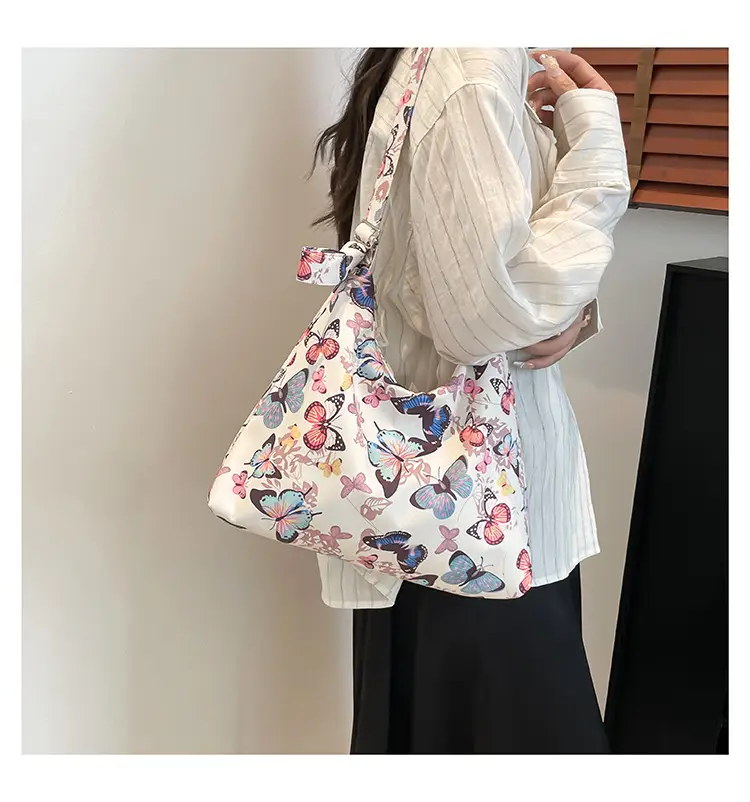 Women's Korean Fashion Fresh Hand Tote Bags 2025 Spring New Large Capacity — feature 23