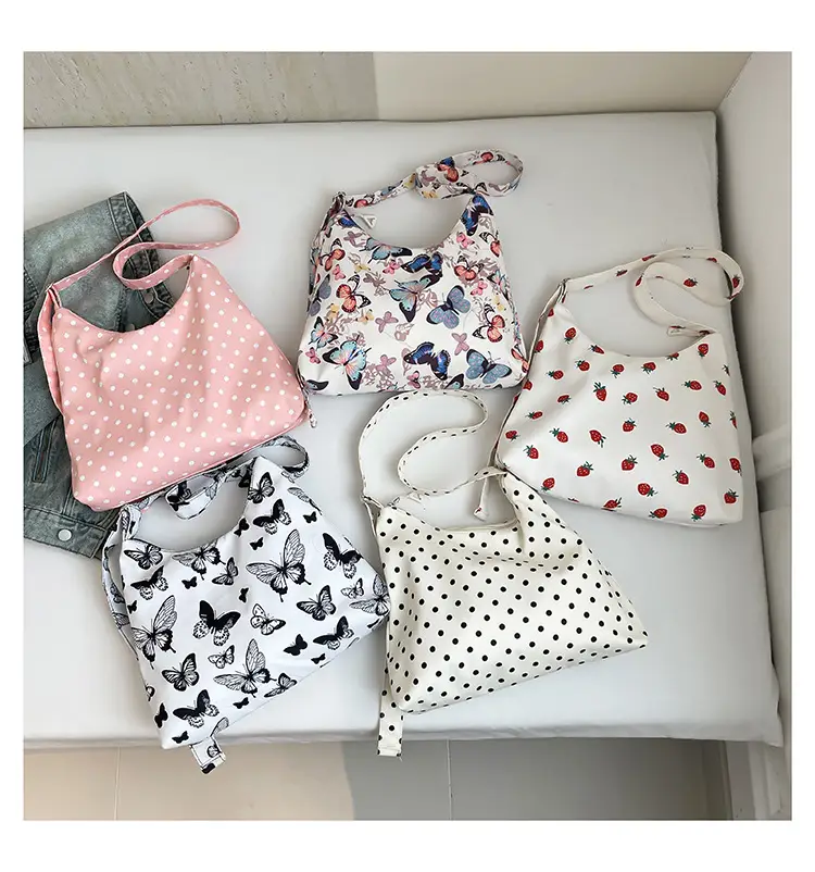 Women's Korean Fashion Fresh Hand Tote Bags 2025 Spring New Large Capacity — feature 32