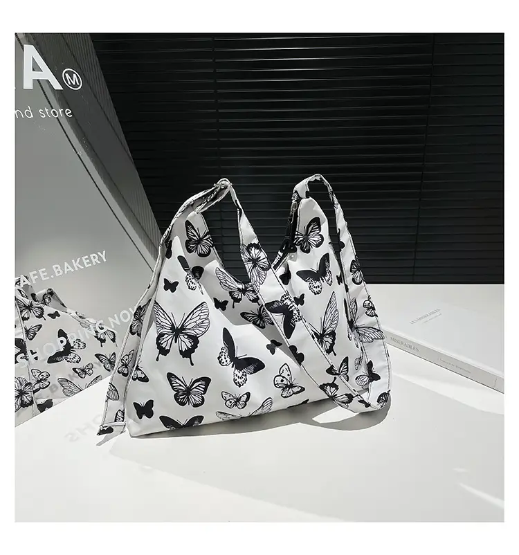 Women's Korean Fashion Fresh Hand Tote Bags 2025 Spring New Large Capacity — feature 36