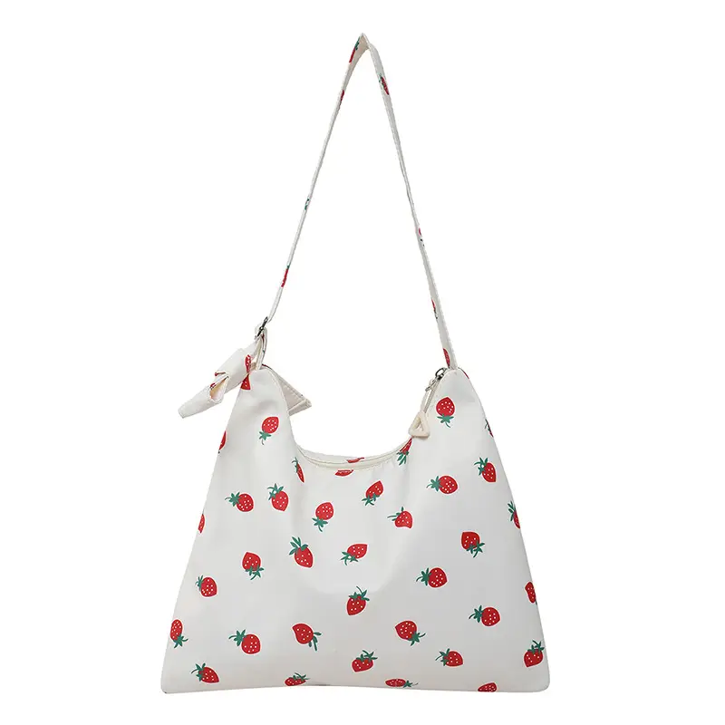 Women's Korean Fashion Fresh Hand Tote Bags 2025 Spring New Large Capacity - Image 5