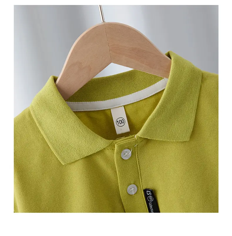 White Boys Polo T-Shirt Short Sleeve 2025 — feature 5