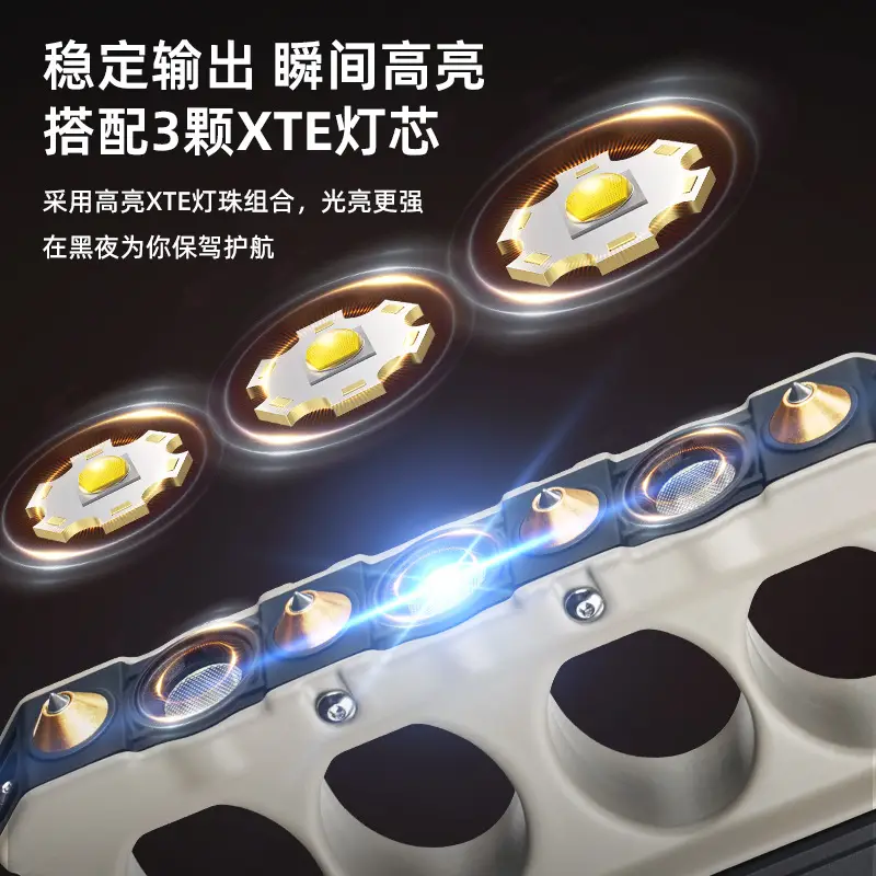 Tactical Car Self-Defense Flashlight with Broken Window Hammer - Image 8