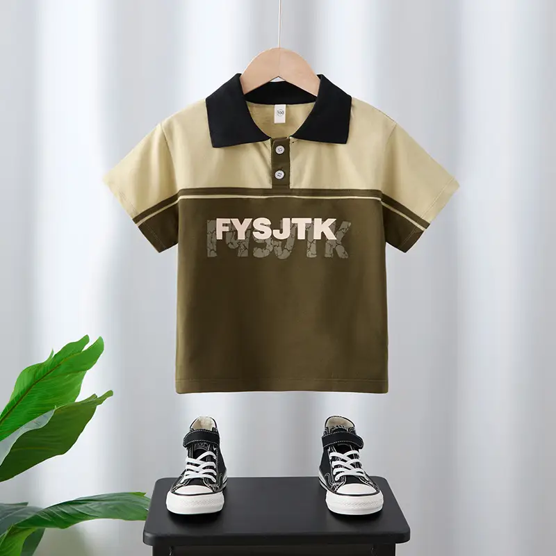 Boys Polo Shirt Summer 2025 FYSJTKT Brand - Image 4