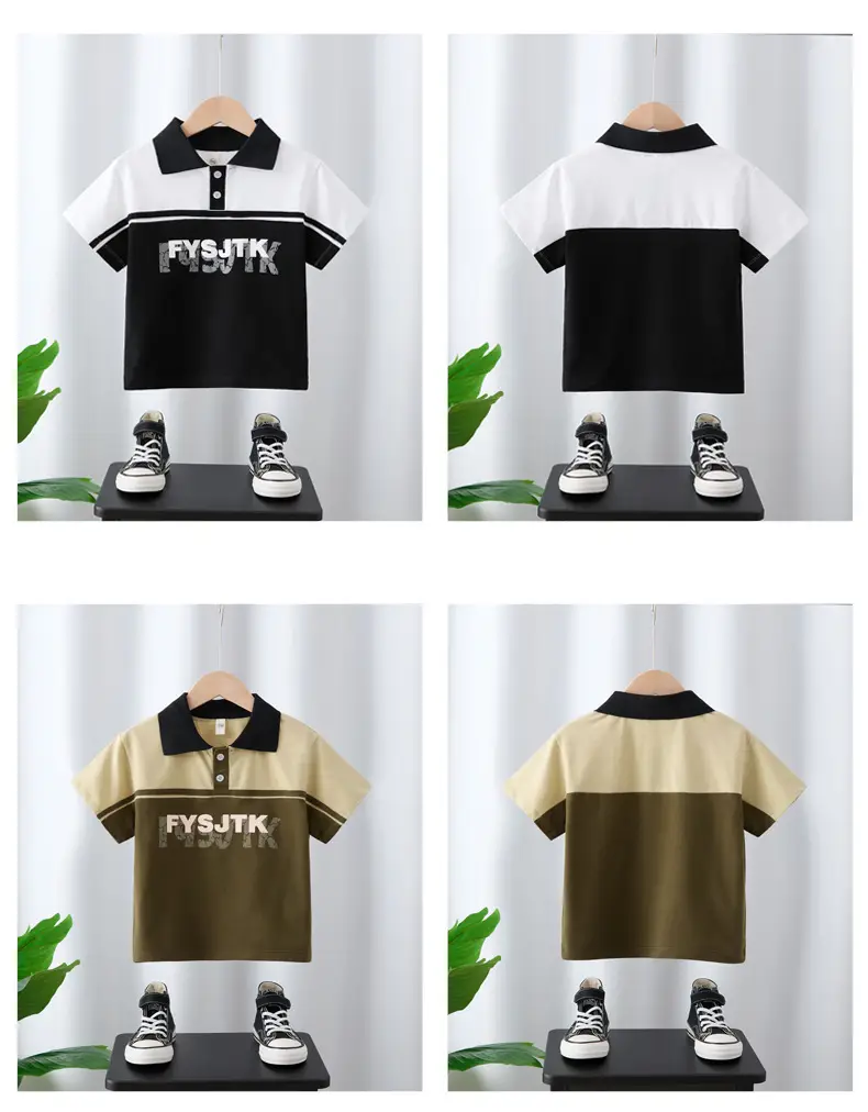 Boys Polo Shirt Summer 2025 FYSJTKT Brand — feature 2