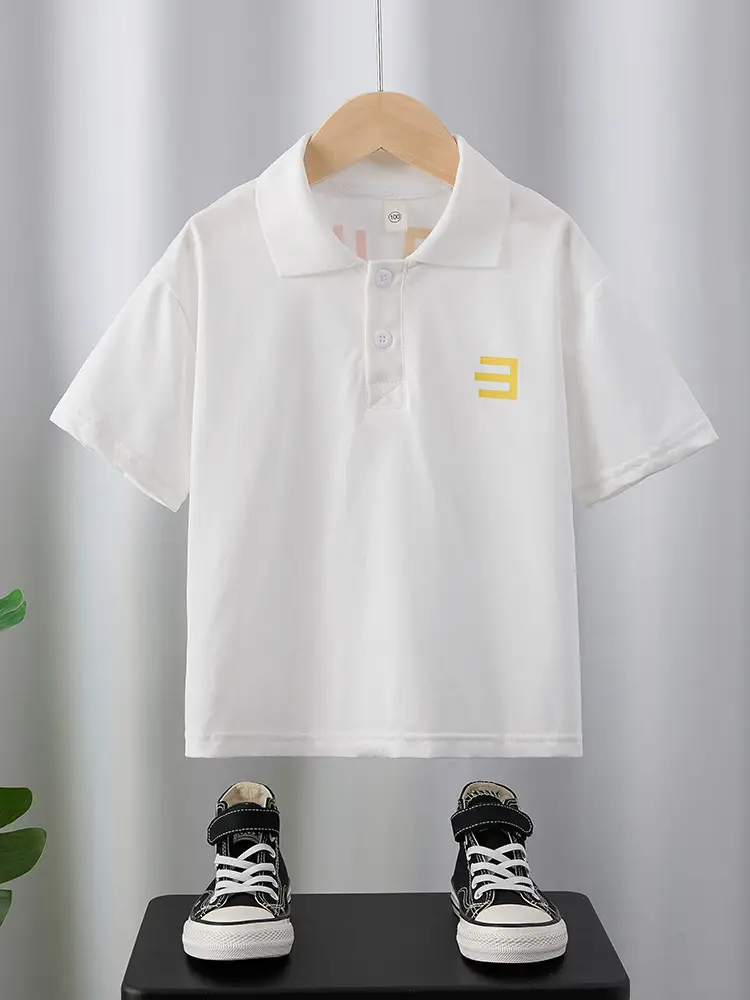 Boys White T-Shirt with "We Are" Print 2025 - Image 5