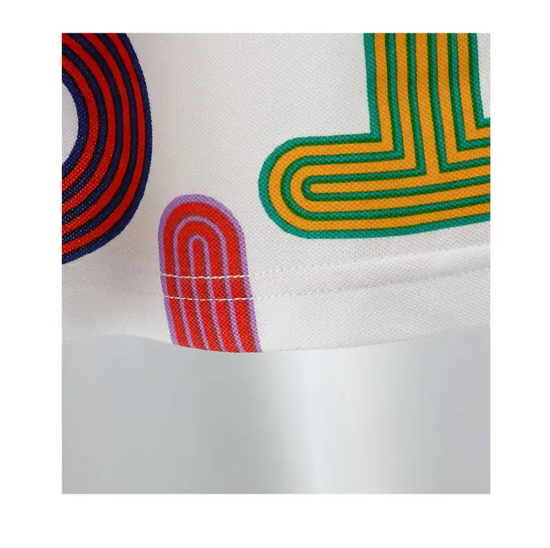 Boys Short Sleeve Colorful Letter Polo Shirt 2025 — feature 7