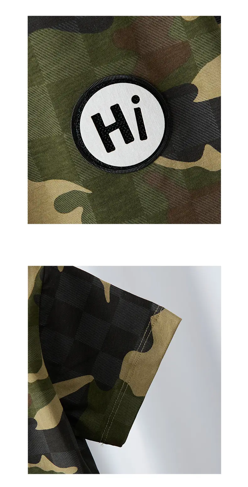Boys Camo Polo Shirt Shorts Set Summer Wear 2Pc — feature 6