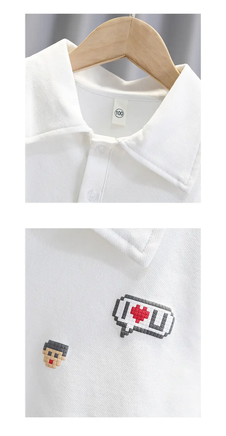 Boys Black Polo Shirt Short Sleeve Summer 2025 — feature 4