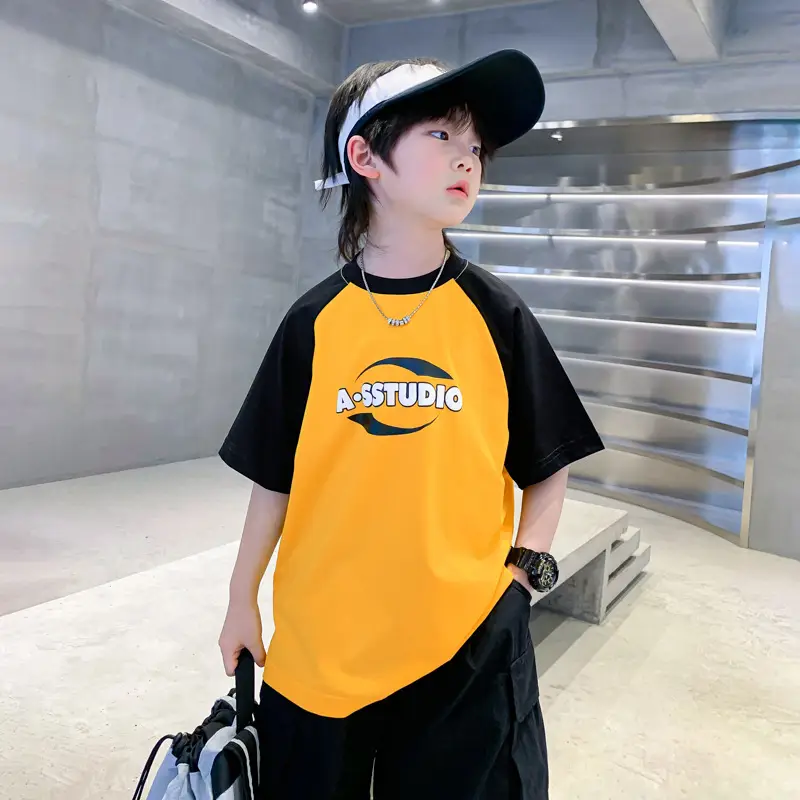 Trendy Boys Green Black T-Shirt Summer 2025 - Image 3