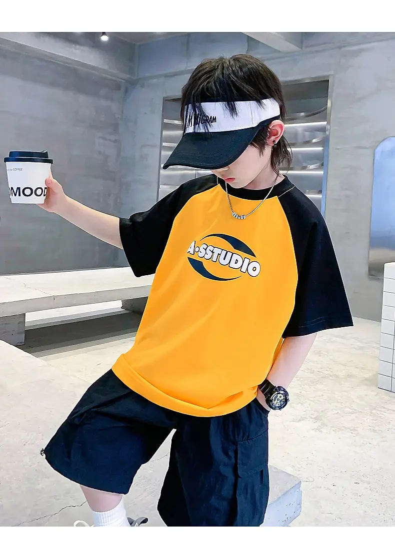 Trendy Boys Green Black T-Shirt Summer 2025 — feature 12