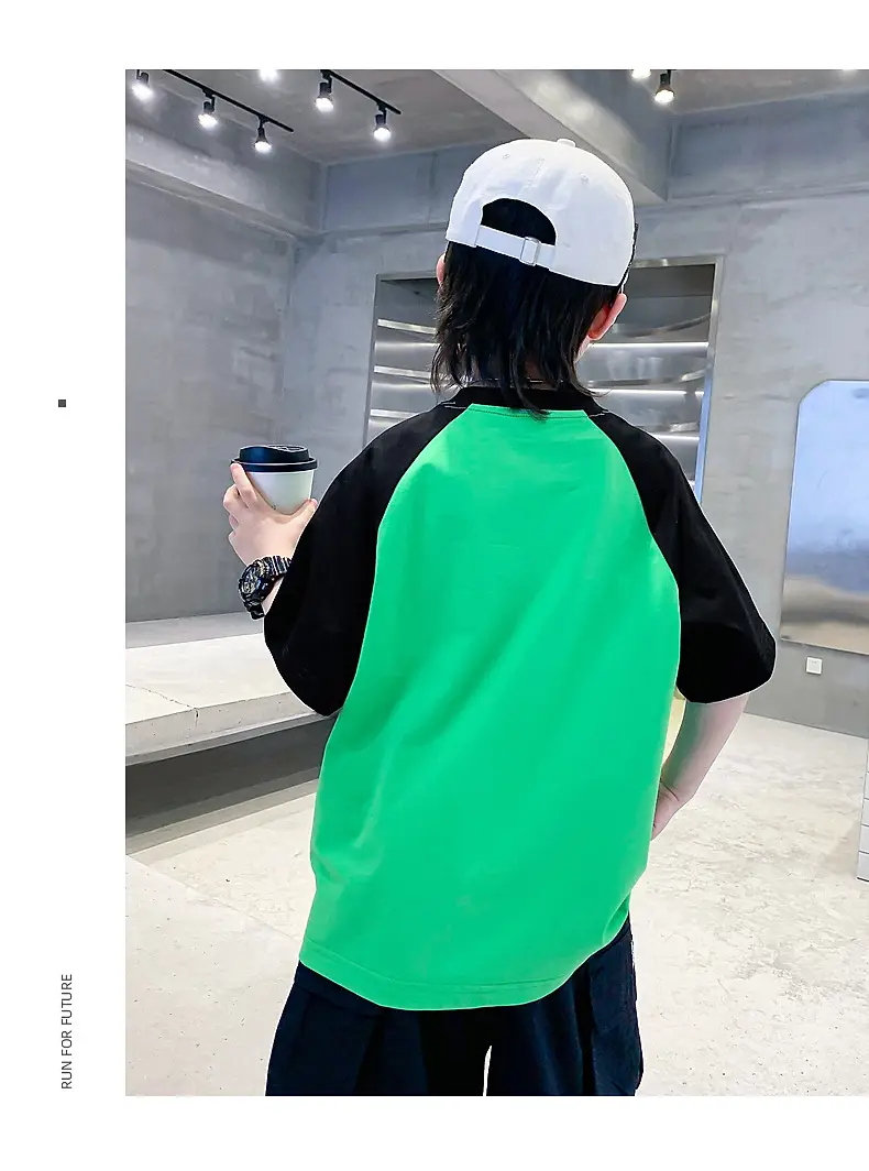 Trendy Boys Green Black T-Shirt Summer 2025 — feature 15