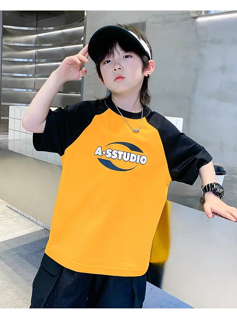 Trendy Boys Green Black T-Shirt Summer 2025 — feature 8