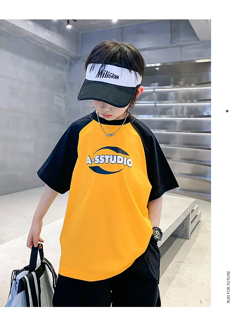 Trendy Boys Green Black T-Shirt Summer 2025 — feature 9