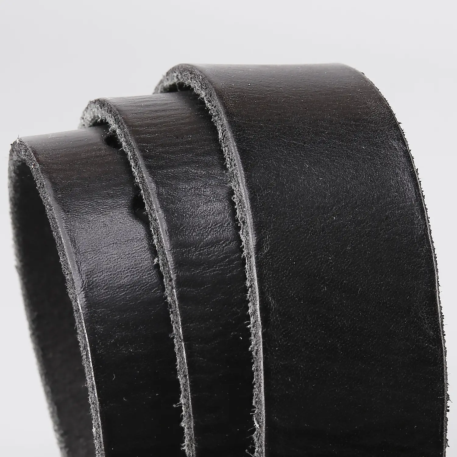Men's Brown Leather Belt with Buckle — feature 18