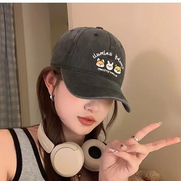 American Cartoon Girls Baseball Cap Sun Hat - Image 5