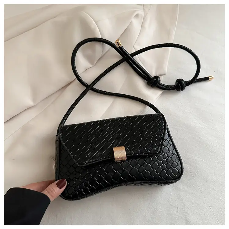 White Stone Pattern Shoulder Bag for Women — feature 10