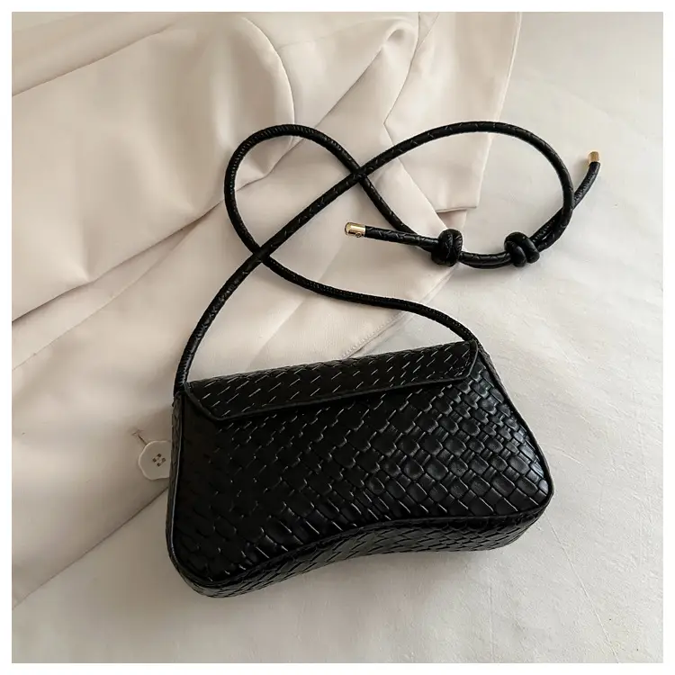 White Stone Pattern Shoulder Bag for Women — feature 12
