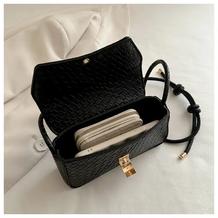 White Stone Pattern Shoulder Bag for Women — feature 15