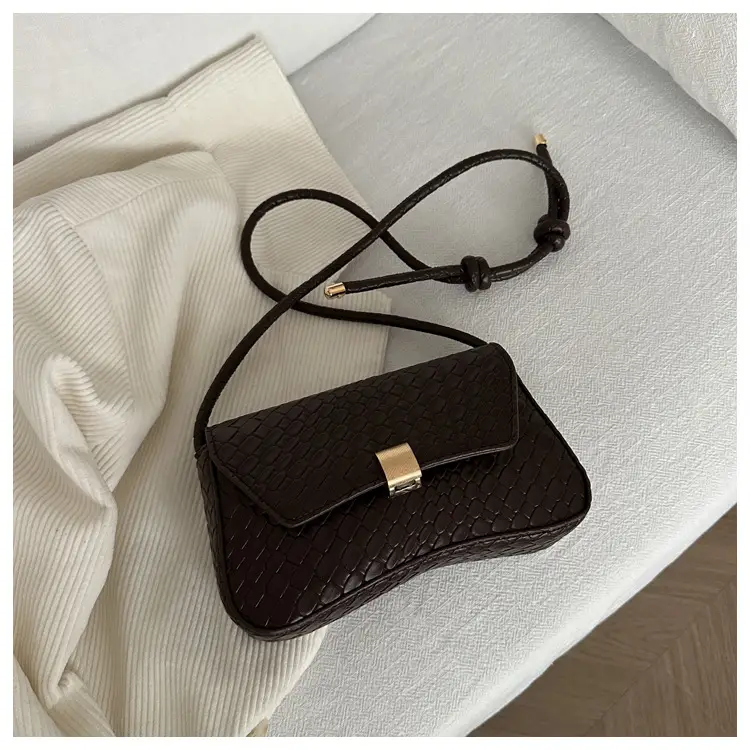 White Stone Pattern Shoulder Bag for Women — feature 22