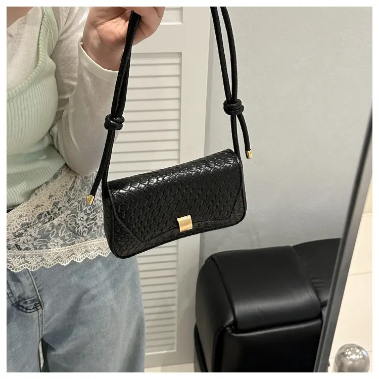 White Stone Pattern Shoulder Bag for Women — feature 26