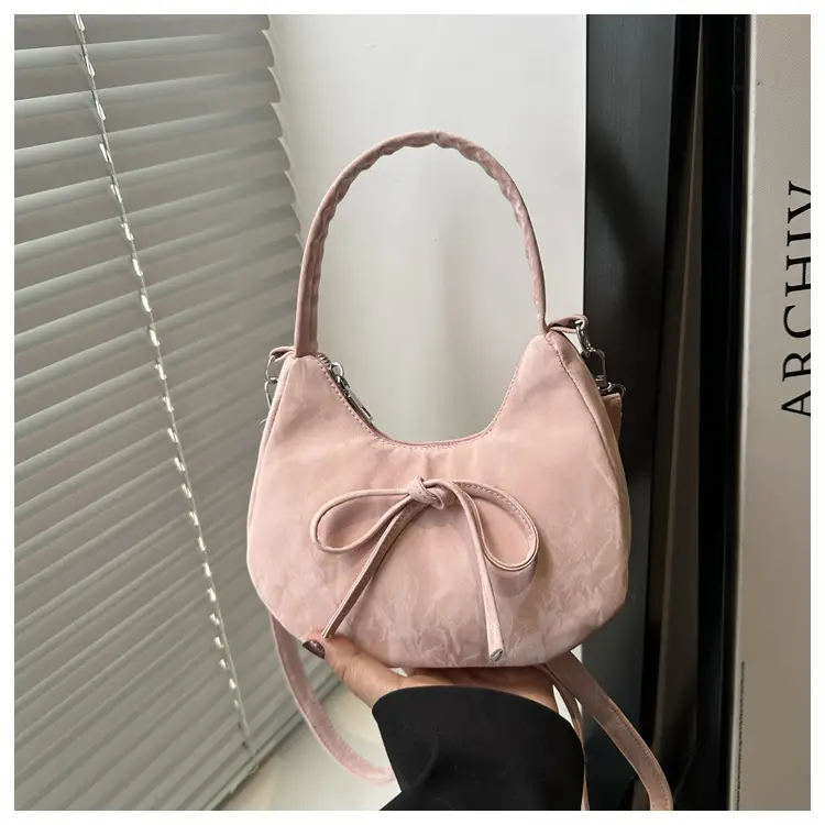 Silver Bow Crossbody Bag for Women 2025 - Image 7