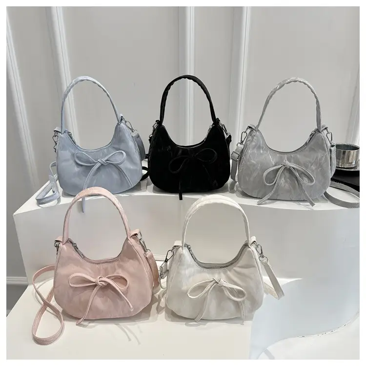 Silver Bow Crossbody Bag for Women 2025 - Image 9