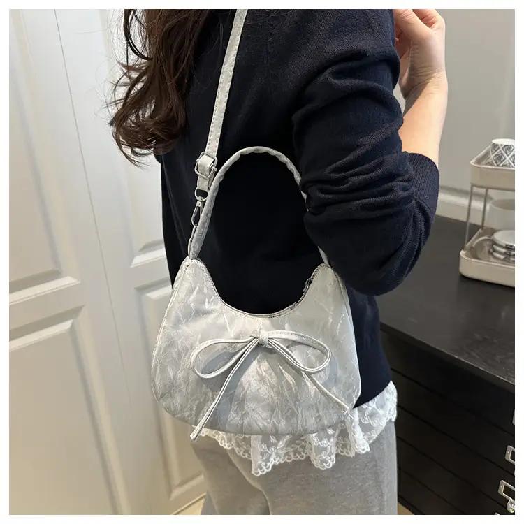 Silver Bow Crossbody Bag for Women 2025 — feature 12