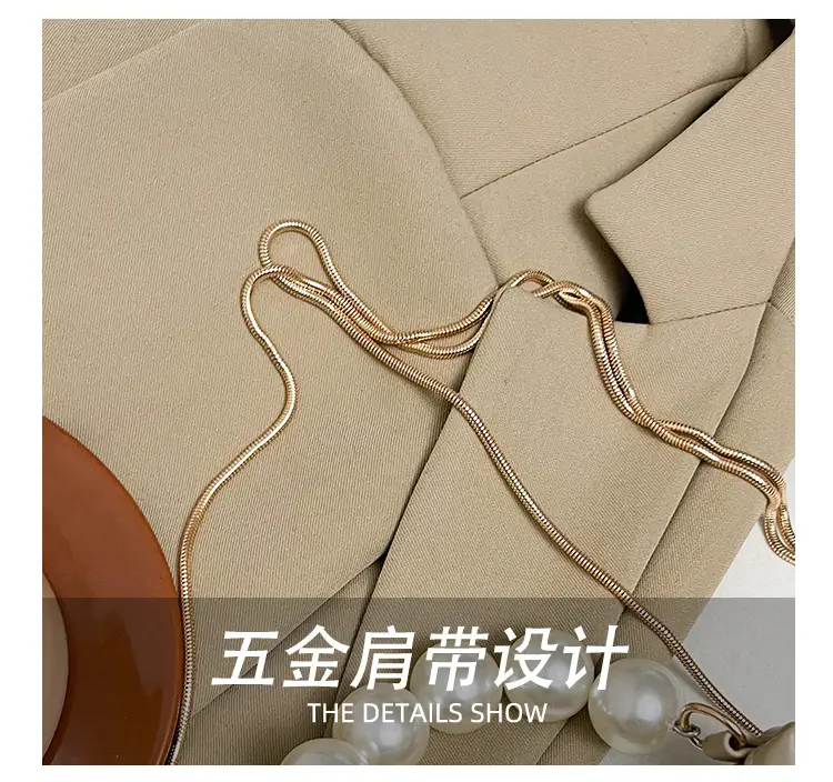 White Pearl Handle Shoulder Bag for Women — feature 9