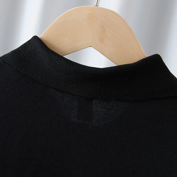 Boys Black Short Sleeve T-Shirt Medium Large Korean Style — feature 29