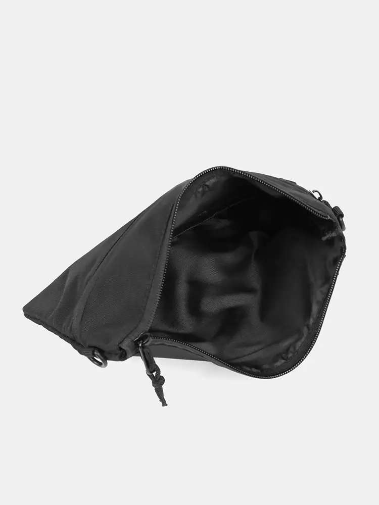 Black Crossbody Shoulder Bag for Men - Image 10
