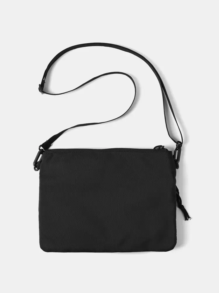Black Crossbody Shoulder Bag for Men - Image 11