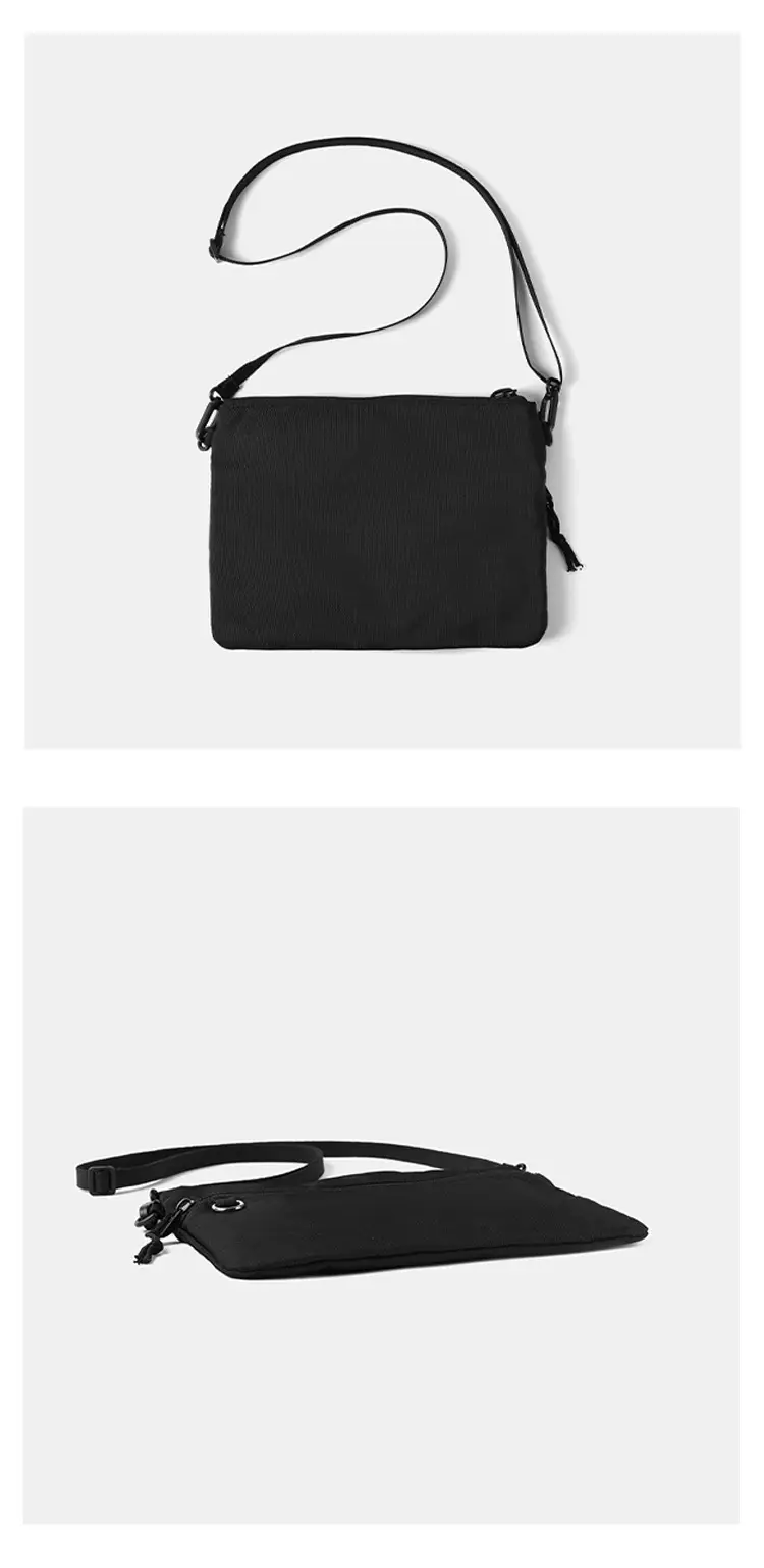 Black Crossbody Shoulder Bag for Men — feature 12