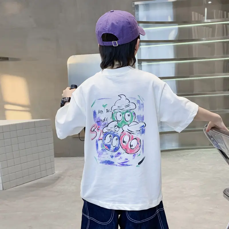 Trendy Cartoon T-Shirt for Boys Summer 2026 - Image 5