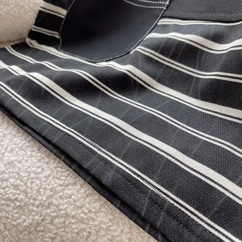 Boys 2Pc Short Sleeve Cartoon Suit Black Striped 1-5Y — feature 23