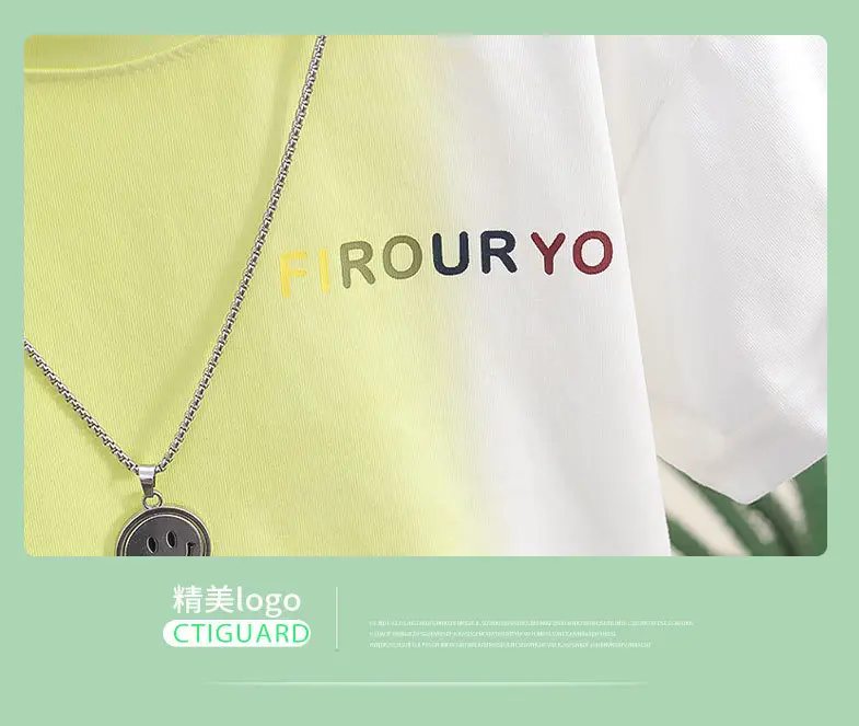 7813 Boys T-Shirt Gradient Tie-Dye Summer Kids — feature 11