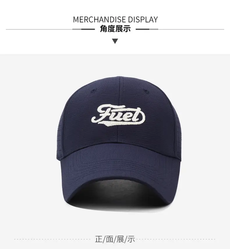 Blue "Fleet" Baseball Cap for Men — feature 8