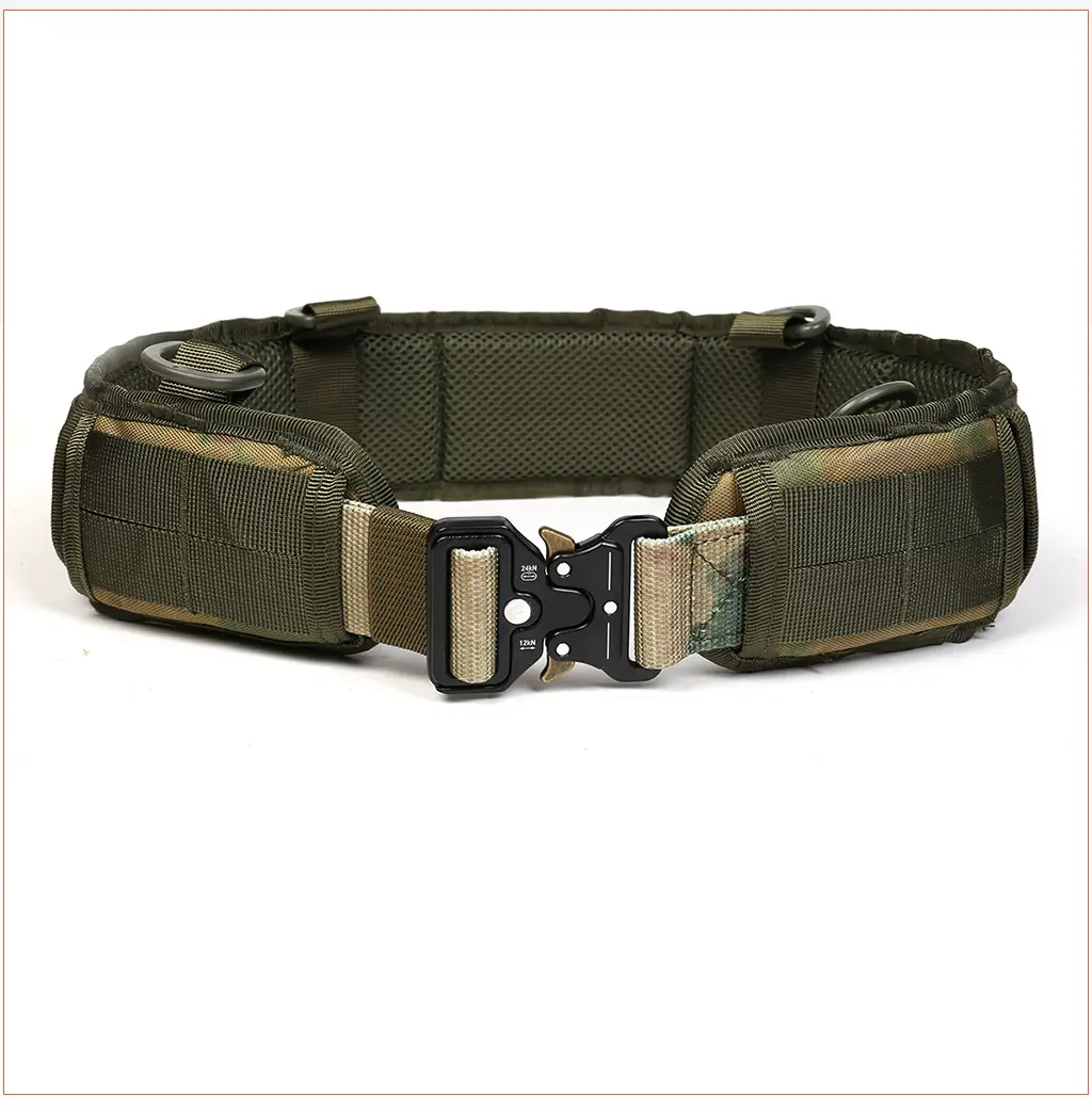 Military Tactical Girdle Belt with Quick-Release Snake Buckle — feature 19