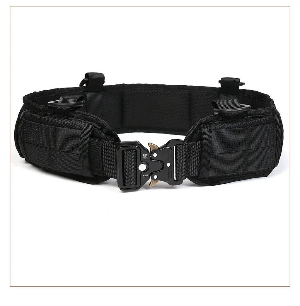 Military Tactical Girdle Belt with Quick-Release Snake Buckle — feature 20