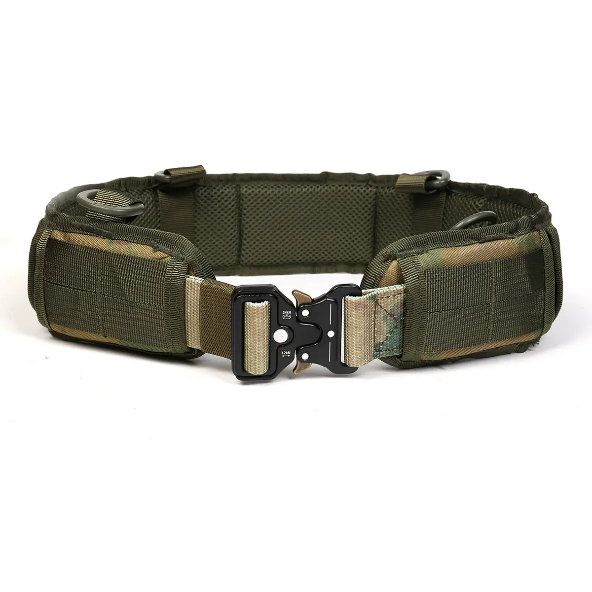 Military Tactical Girdle Belt with Quick-Release Snake Buckle - Image 4