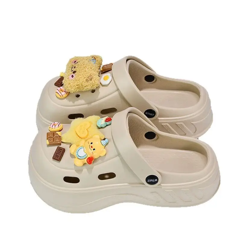 2025 Cartoon Clogs Women Non Slip Beach Slippers