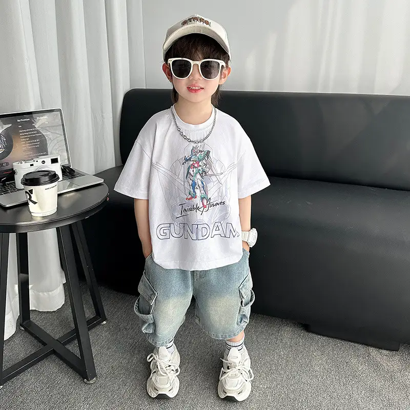 Boys Cotton T-Shirt Shorts Set Summer 2025