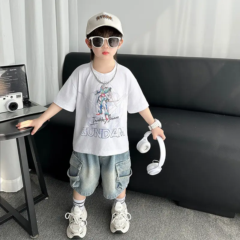 Boys Cotton T-Shirt Shorts Set Summer 2025
