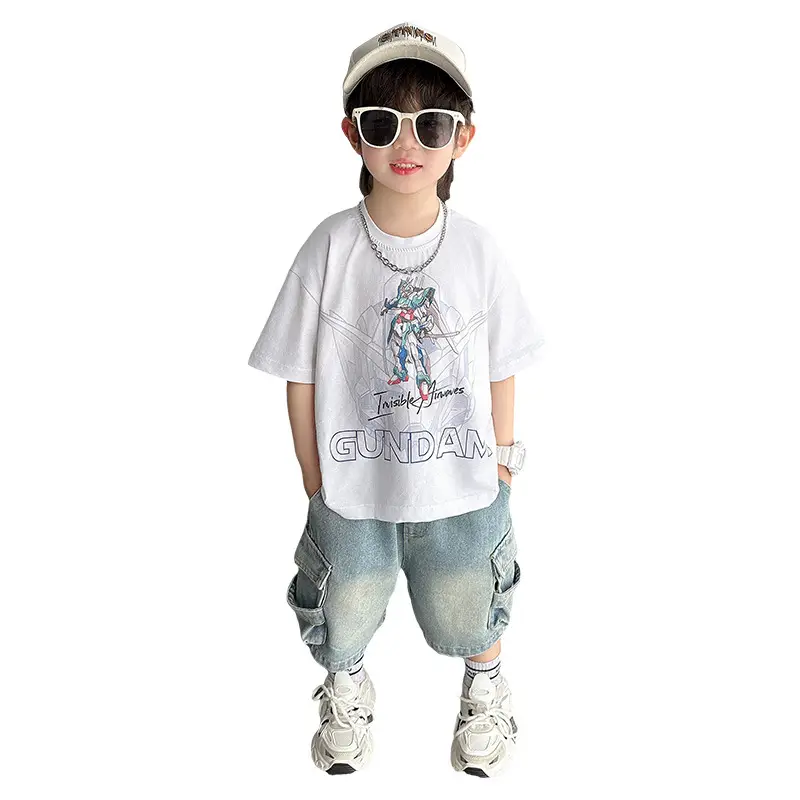 Boys Cotton T-Shirt Shorts Set Summer 2025