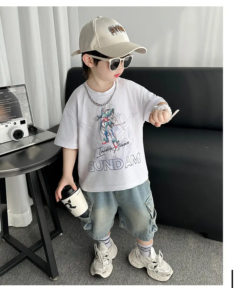 Boys Cotton T-Shirt Shorts Set Summer 2025 — feature 12