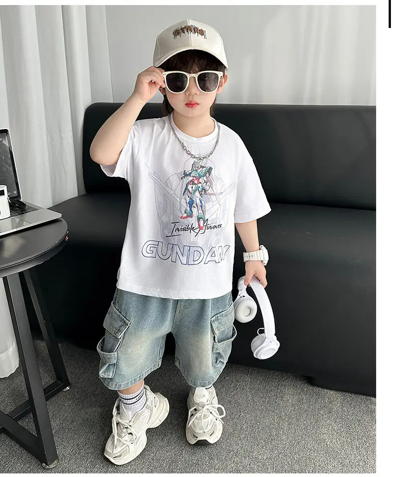 Boys Cotton T-Shirt Shorts Set Summer 2025 — feature 13