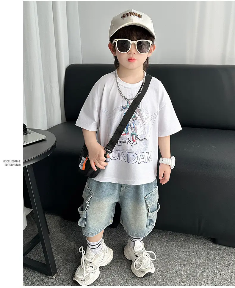 Boys Cotton T-Shirt Shorts Set Summer 2025 — feature 15