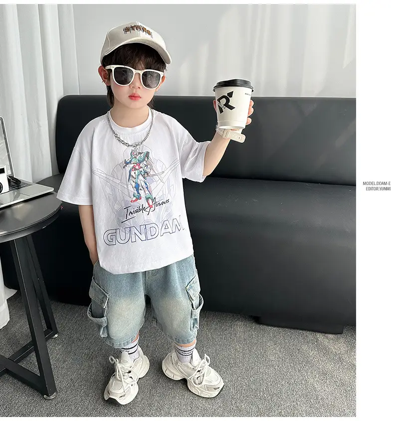 Boys Cotton T-Shirt Shorts Set Summer 2025 — feature 16