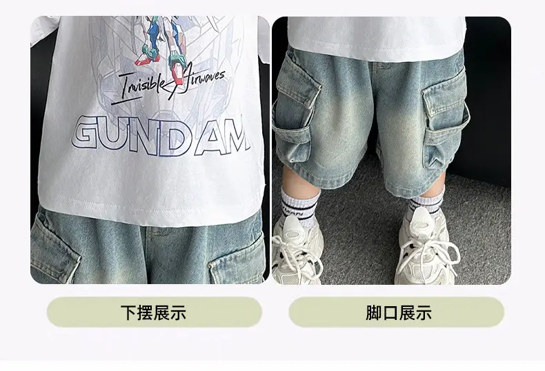 Boys Cotton T-Shirt Shorts Set Summer 2025 — feature 5