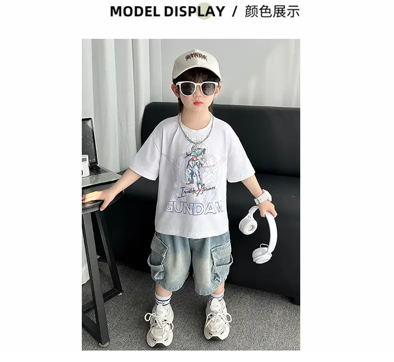 Boys Cotton T-Shirt Shorts Set Summer 2025 — feature 6